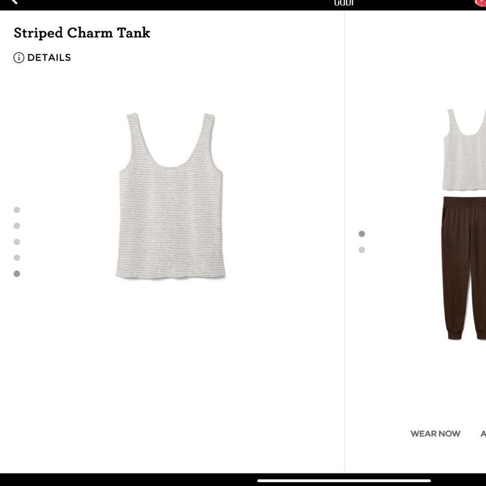 CAbi Gray Tank Top